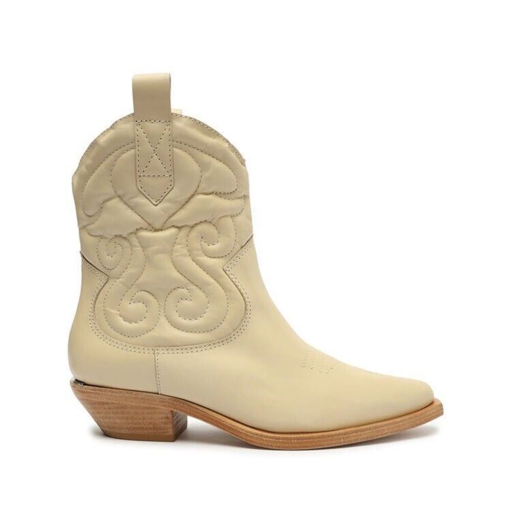 Schutz Zachy Leather Bootie Size 7